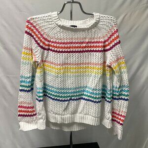 Talbots Petite XL Rainbow Sweater